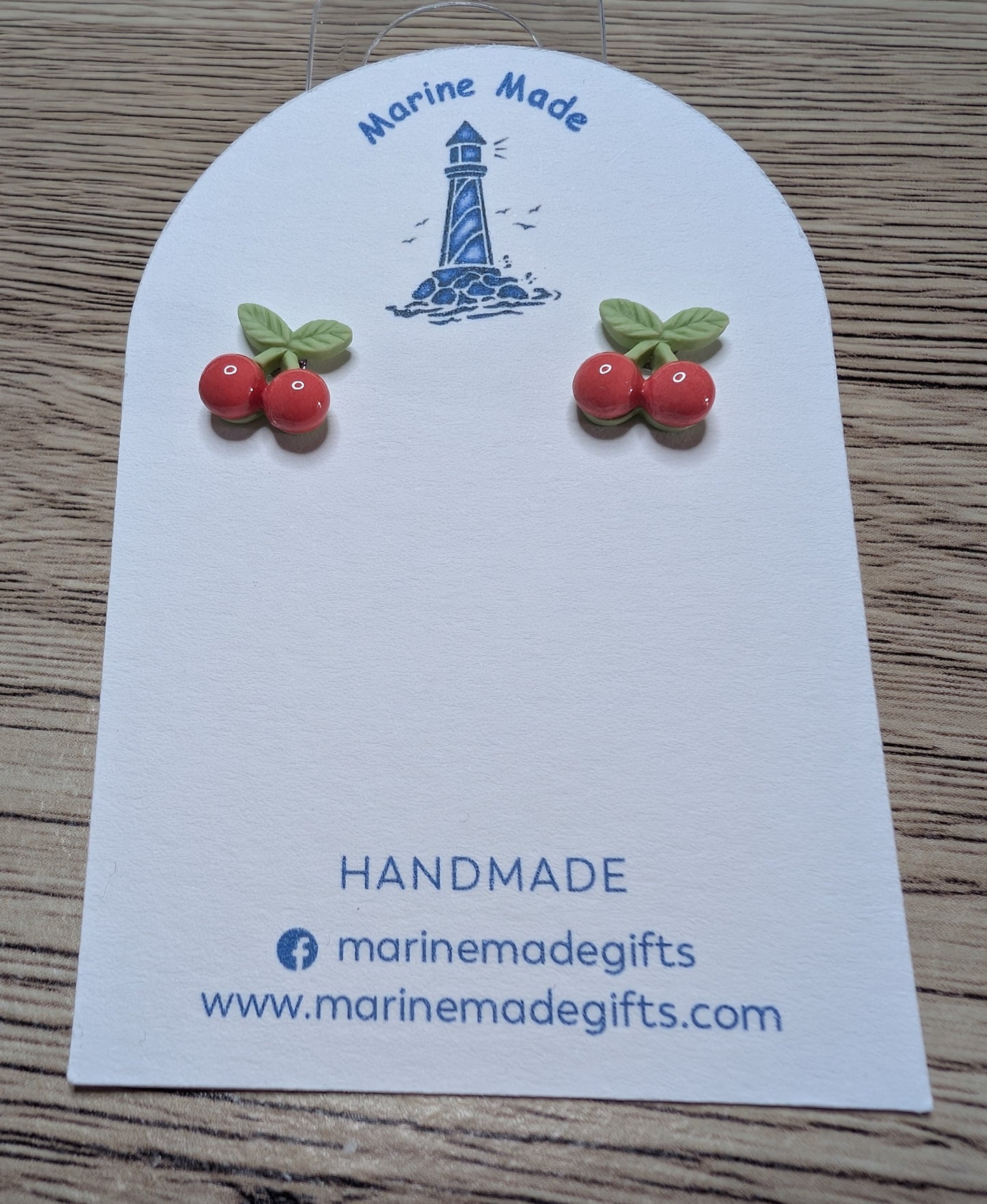 Polymer cherry Earrings
