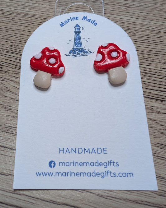 Mushroom Earrings
