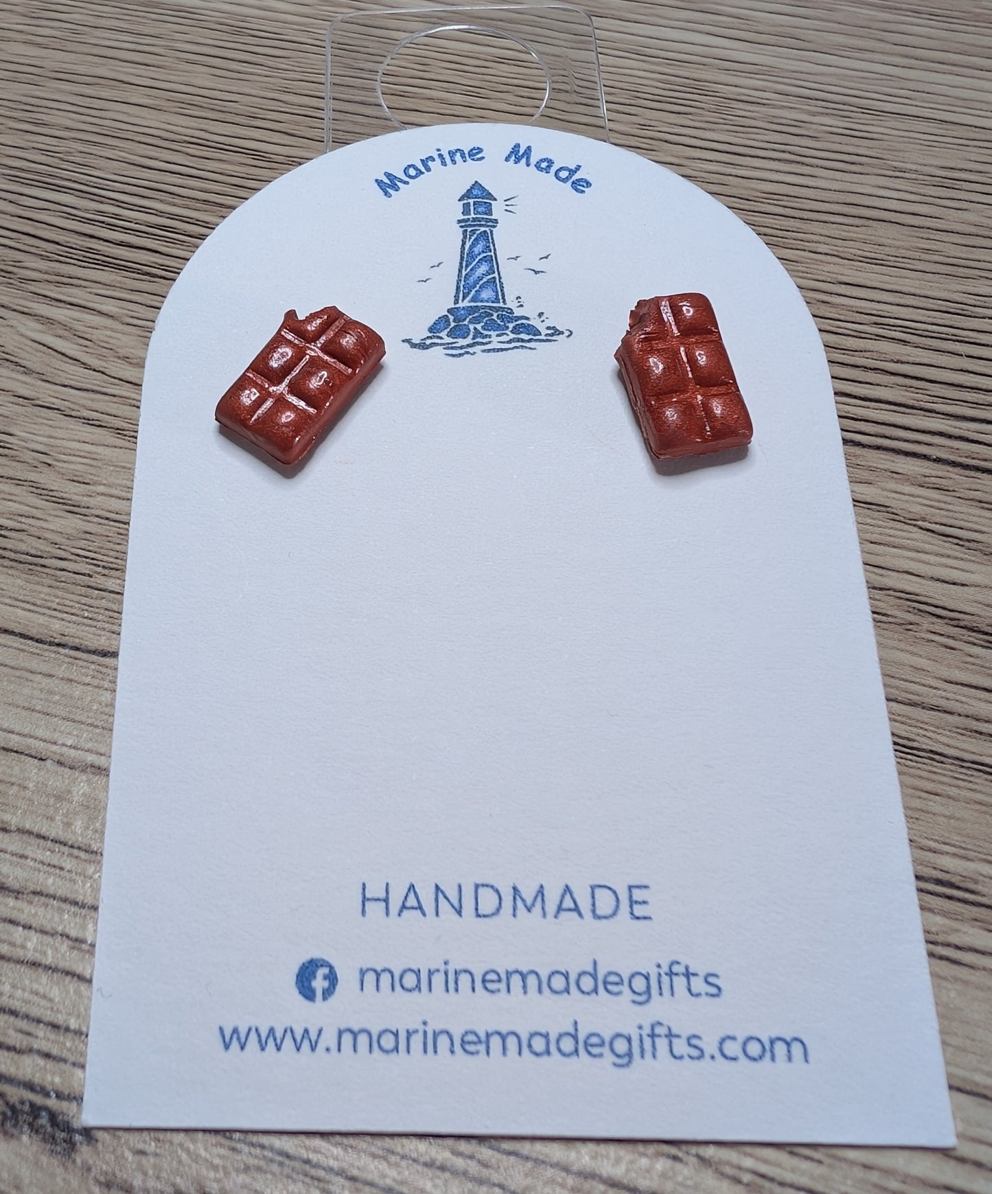 Chocolate Bar Earrings
