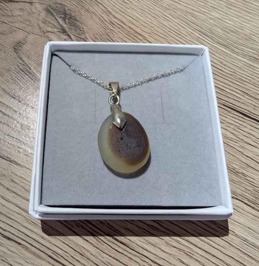 Multi Two Tone Amber Pendant